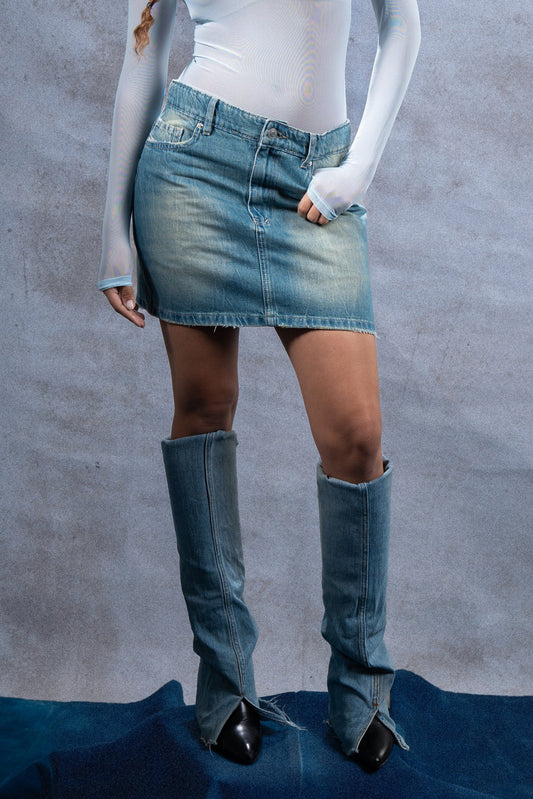 DIRTY WASHED SKIRT