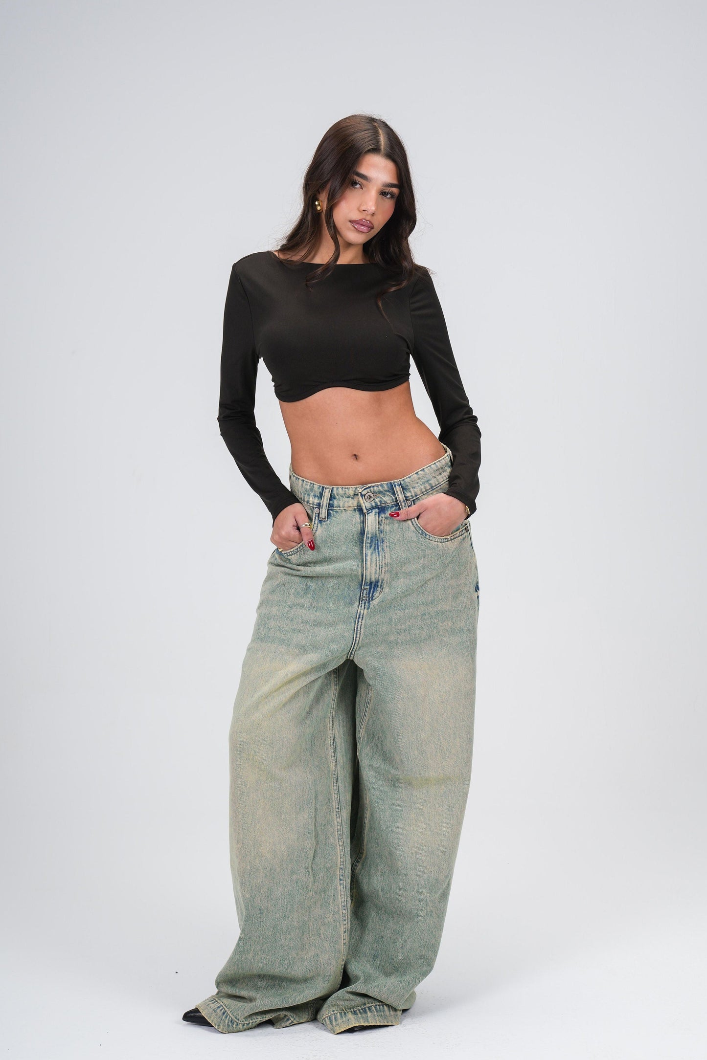 DIRTY WIDE JEAN