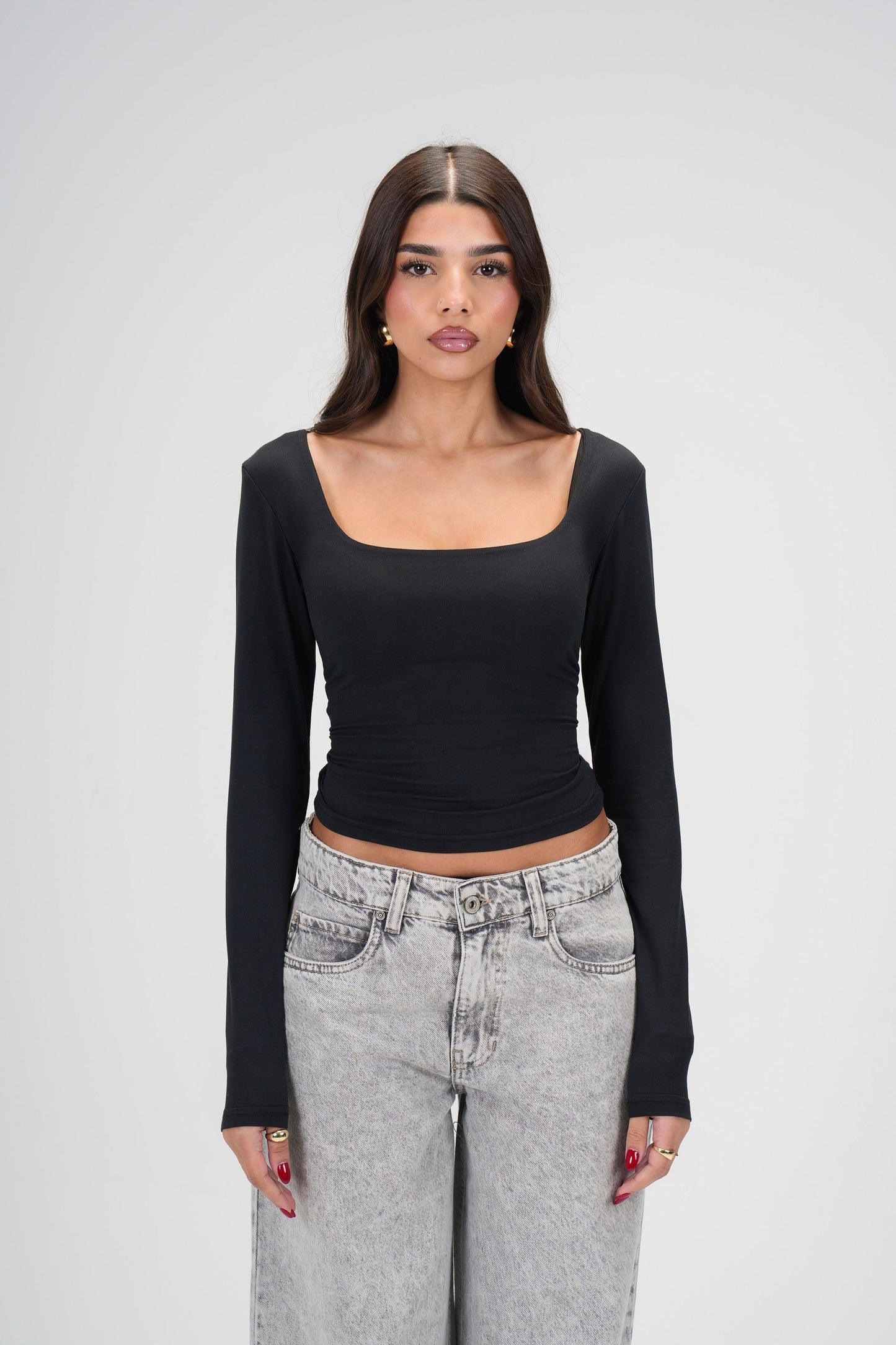 SEAMLESS-SQUARE CONTOUR TOP