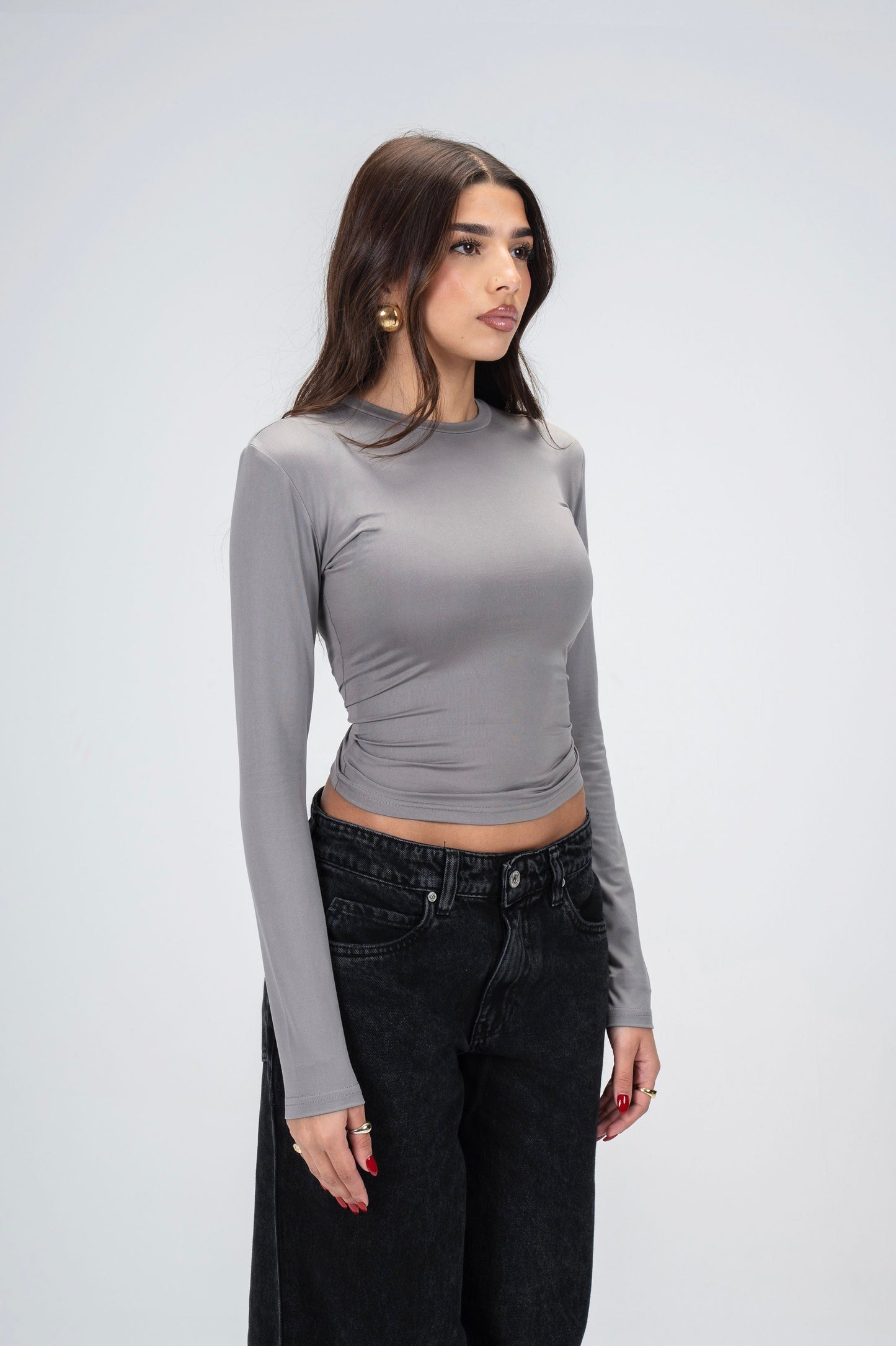 ROUND-NECK C0NTOUR TOP
